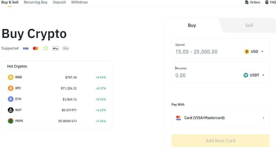 Binance กลับมาให้บริการซื้อ Crypto ผ่าน Mastercard อีกครั้ง