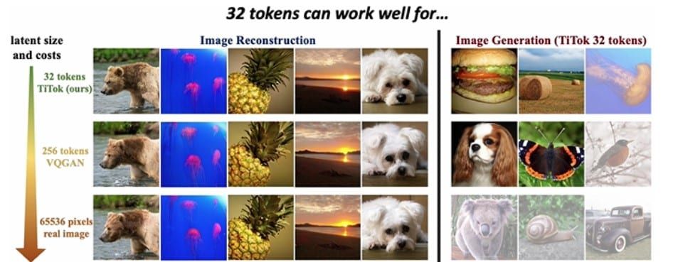 Vitalik ยกนิ้วให้วิธีบีบอัดภาพแบบใหม่ "Token for Image Tokenizer (TiTok)" สำหรับการจัดเก็บแบบ on-chain