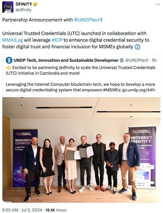 ICP ร่วมกับ สหประชาชาติ เปิดตัวโครงการนำร่องการรับรองข้อมูลดิจิทัลใน กัมพูชา