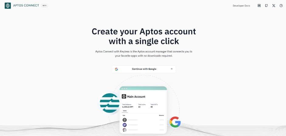 Aptos เปิดตัวกระเป๋าสตางค์แบบ Keyless ที่ใช้ ZK-Proofs เพื่อยืนยันตัวตน
