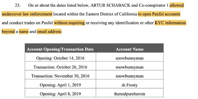 คุก 5 ปี !! Schaback ผู้ก่อตั้งร่วม Paxful ข้อหาล้มเหลวมาตรการ KYC , การต่อต้านการฟอกเงิน (AML)