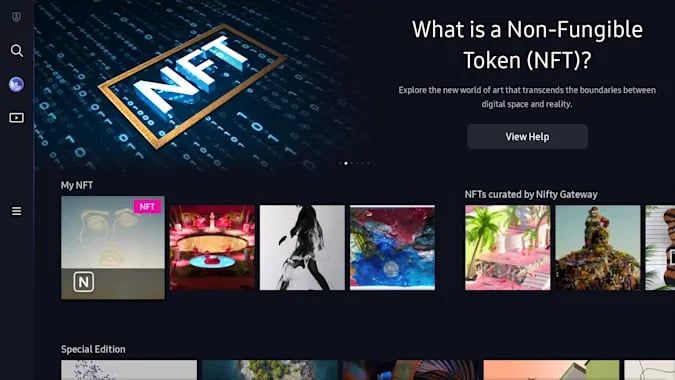 Samsung เปิดตัว "แพลตฟอร์ม NFT" ที่ออกแบบมาสำหรับสมาร์ททีวี