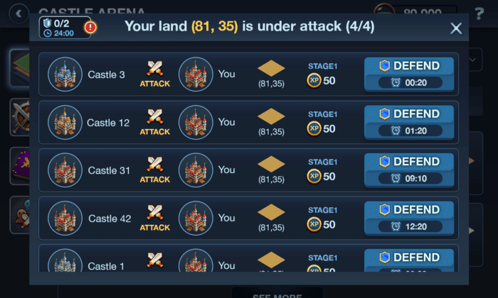 ส่องพรีวิว "Castle Arena" เกม NFT แนว Tower Defense