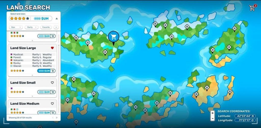 ประเภทของที่ดิน (LAND) ใน Continuum World