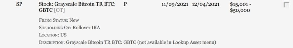 Marie Newman ผู้แทนสหรัฐฯ เผยว่าได้ซื้อ Bitcoin ผ่าน Grayscale Bitcoin Trust