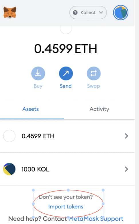 คู่มือการใช้งาน Testnet ของ Kollect แบบละเอียด