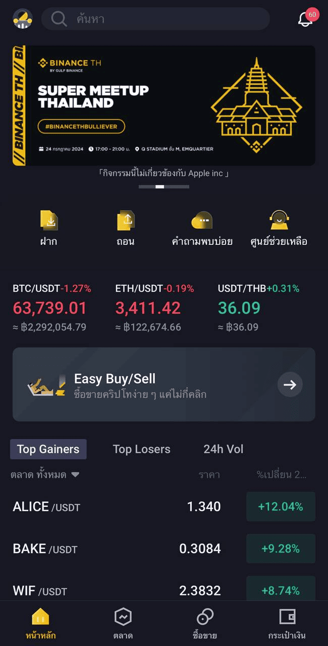 วิธีการใช้งานฟีเจอร์ Easy Buy/Sell ที่ทำให้การเทรดบน Binance TH เป็นเรื่องง่าย