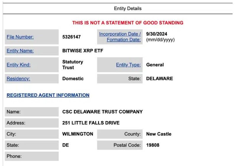 ตลาดคริปโตตื่นเต้น! Bitwise อาจเป็นผู้บุกเบิก XRP ETF รายแรก