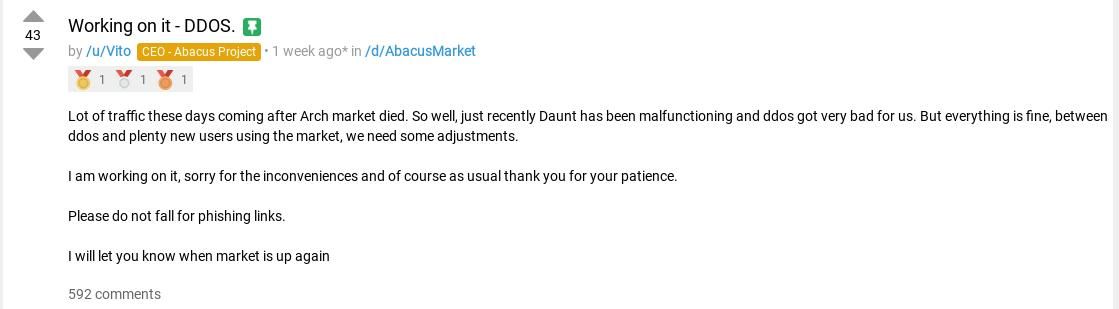 Abacus ตลาดมืดใหญ่สุดฝั่งตะวันตก “ปิดเว็บ”-เชิดเงินผู้ใช้กว่า 100 ล้านดอลลาร์!