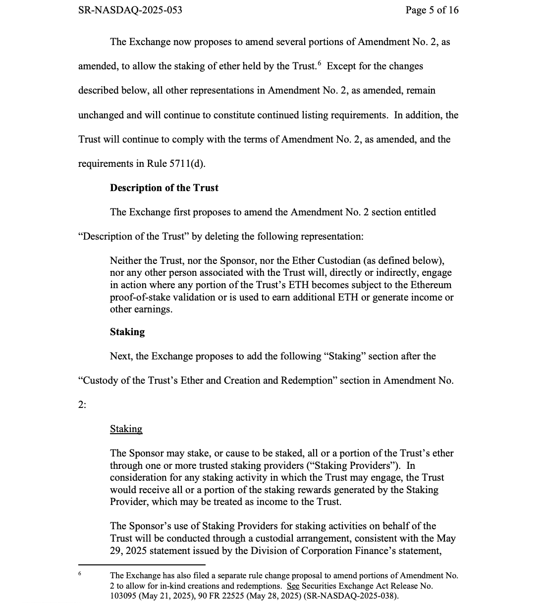 BlackRock ยื่นขอเพิ่ม Staking ใน Ether ETF! นักลงทุนสถาบันเตรียมรับ Yield ตรงจากเครือข่าย