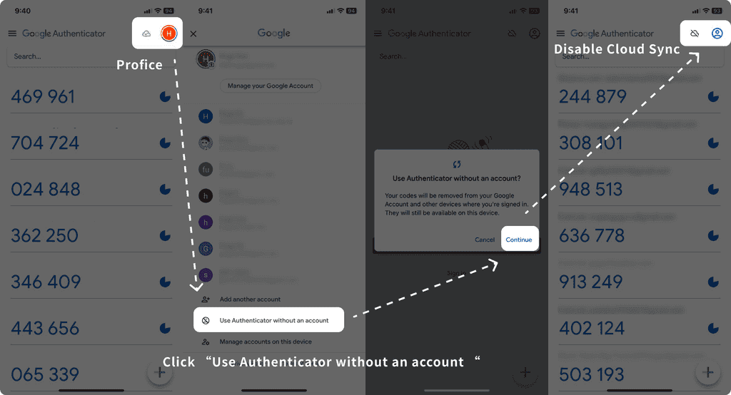 ปิดการใช้งาน 2FA กับ Google account