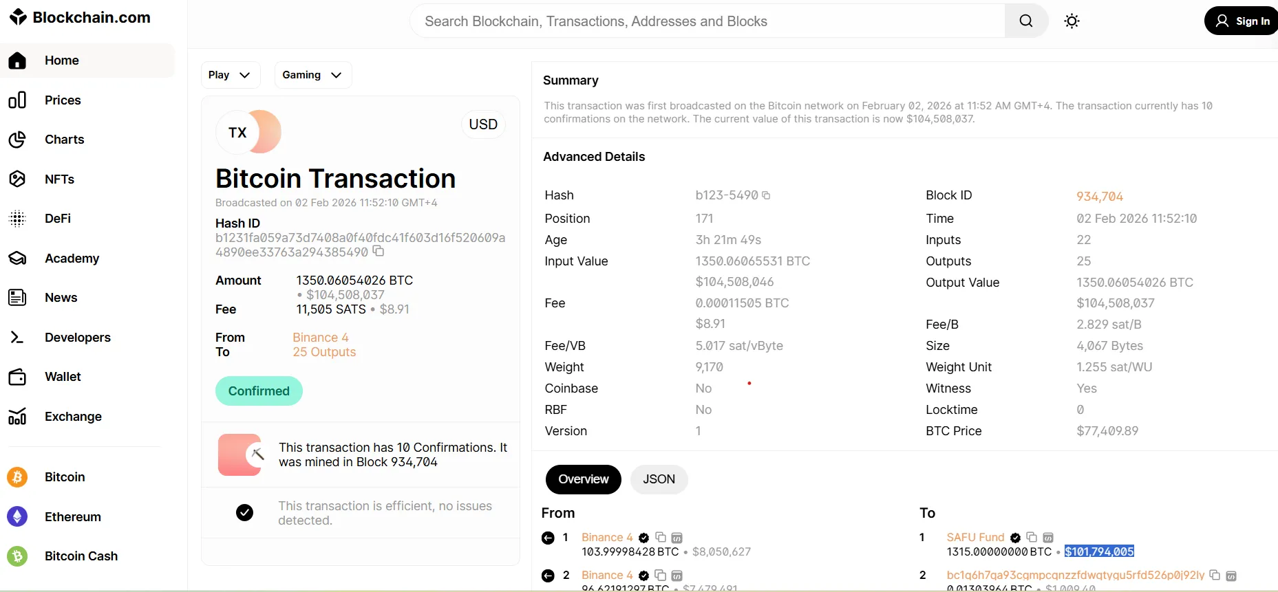 Binance converts $100 million.webp