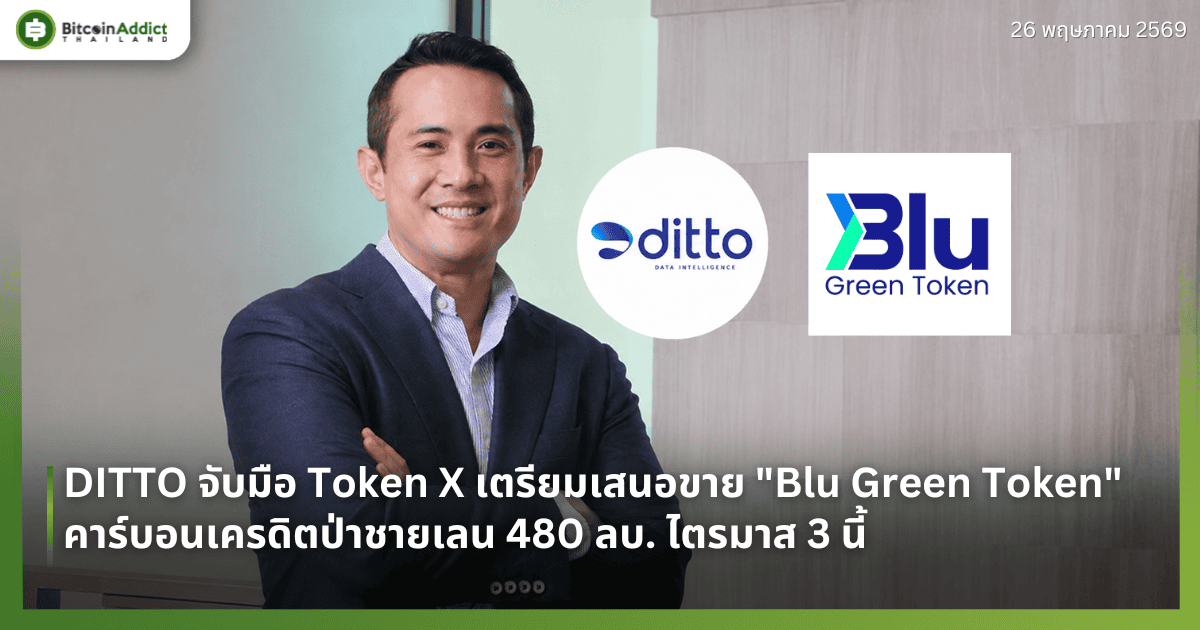 DITTO เตรียมเปิดขาย "Blu Green Token" หนุนคาร์บอนเครดิตป่าชายเลน 4 แสนตัน มูลค่า 480 ล้านบาท ลิสต์ Exchange Q3 นี้