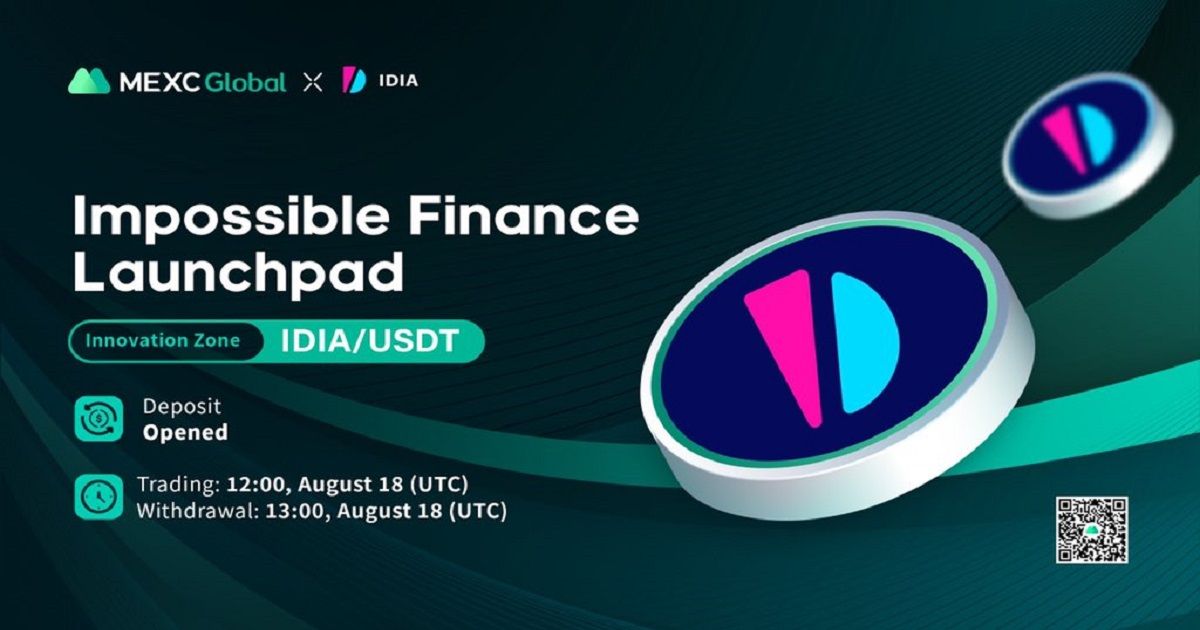 MEXC จะ List Impossible Finance Launchpad (IDIA) ใน Innovation Zone