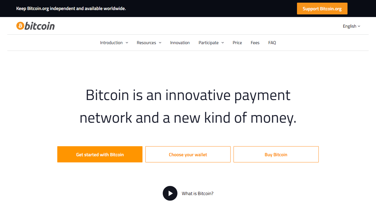 เว็บไซต์ทางการ bitcoin.org แนะนำ Bitcoin ให้ผู้เริ่มต้น