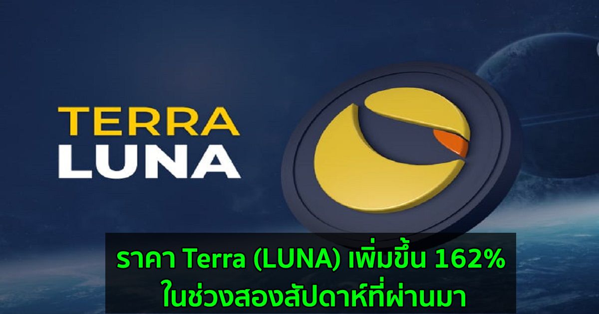 ราคา Terra (LUNA) เพิ่มขึ้น 162% ในช่วงสองสัปดาห์ที่ผ่านมา