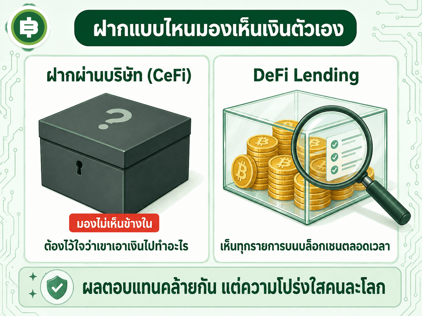 DeFi Lending คืออะไร กู้เงินไม่ง้อแบงก์