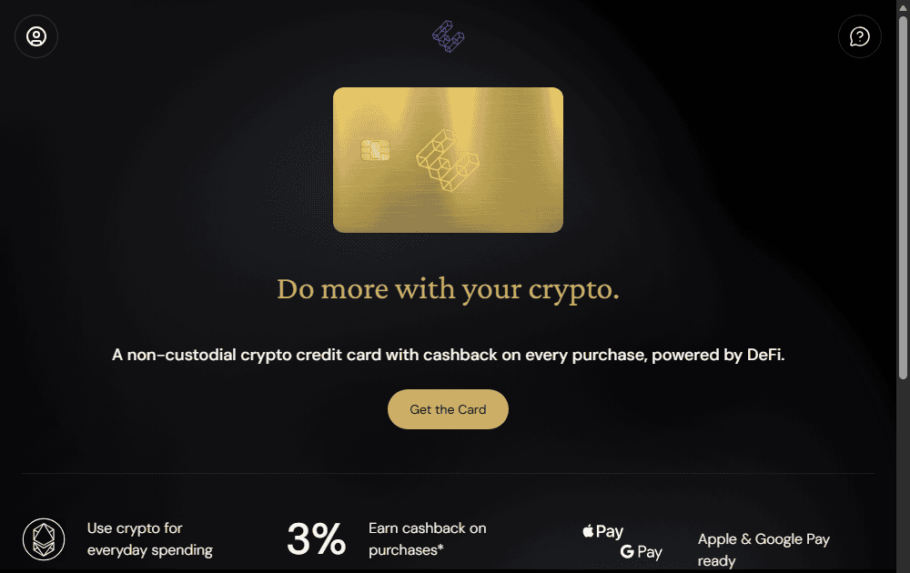 หน้าแอป Ether.fi Cash จริงจาก app.ether.fi