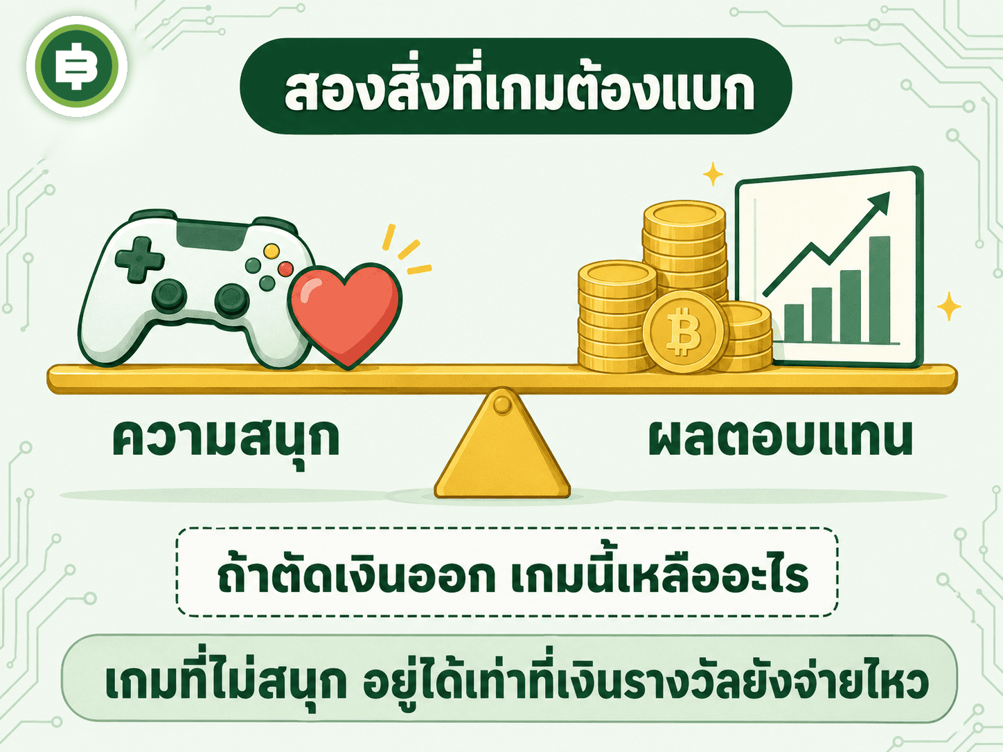สมดุลที่ GameFi ทุกเกมต้องแบก ระหว่างความสนุกกับผลตอบแทน