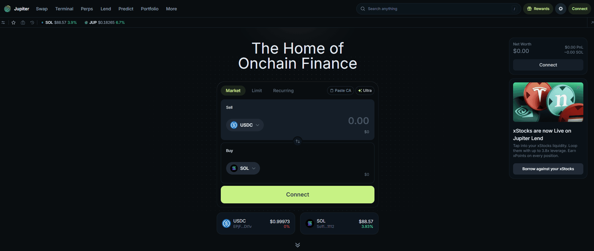 jupiter exchange จาก Solana