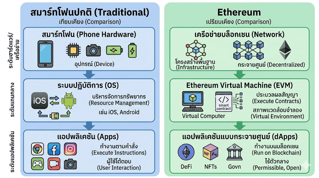 EVM ทำงานอย่างไร?