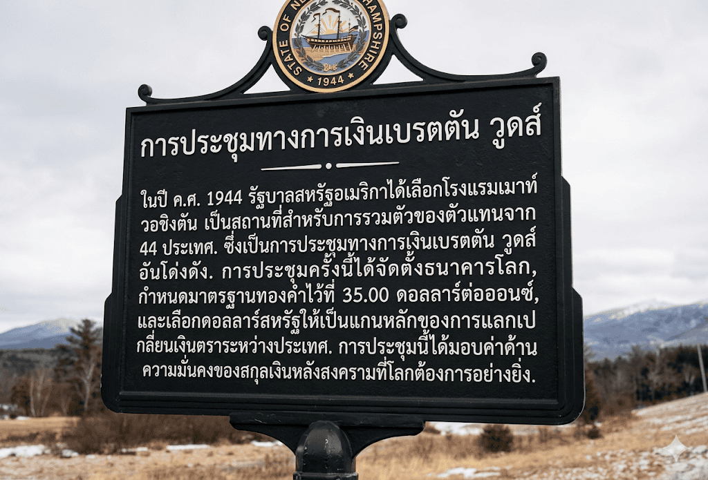 การประชุม Bretton Woods 1944 จุดกำเนิดระบบการเงินโลกสมัยใหม่ที่ผูกดอลลาร์กับทองคำ