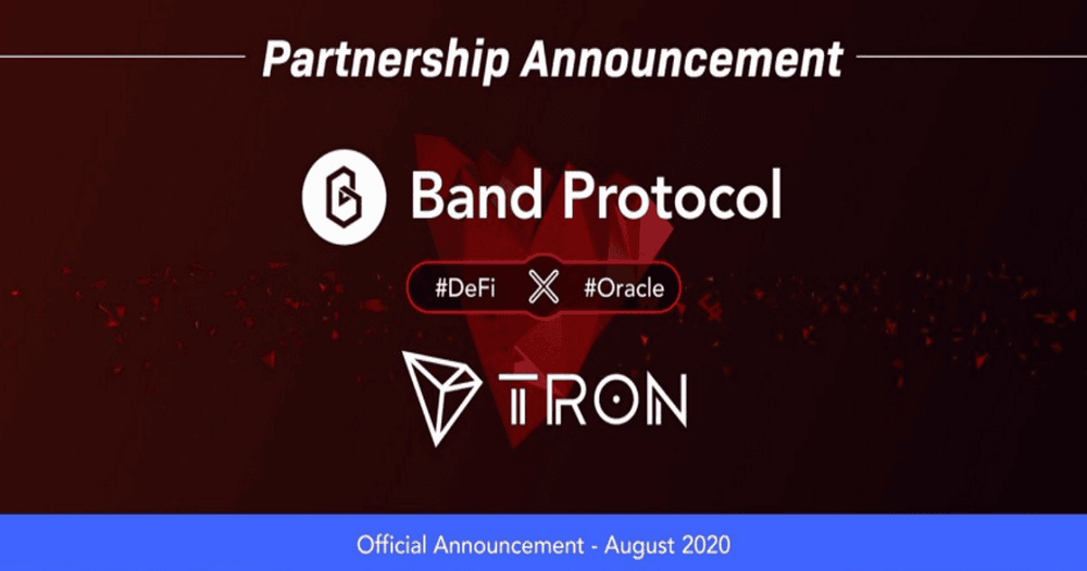 Band Protocol ร่วมมือกับ TRON เพื่อนำ Oracles มาขับเคลื่อน DeFi และ Dapps ที่เติบโตอย่างรวดเร็ว