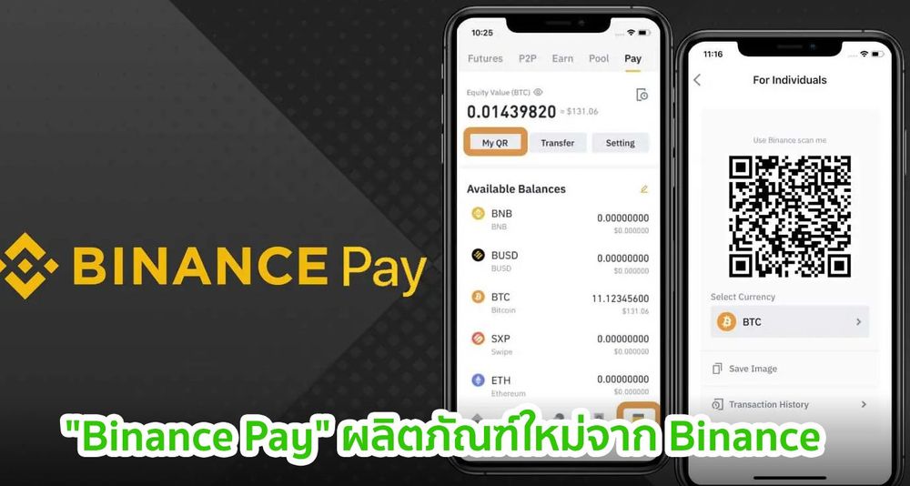 "Binance Pay" ผลิตภัณฑ์ตัวล่าสุดจาก Binance คู่แข่งคนใหม่ของ Paypal