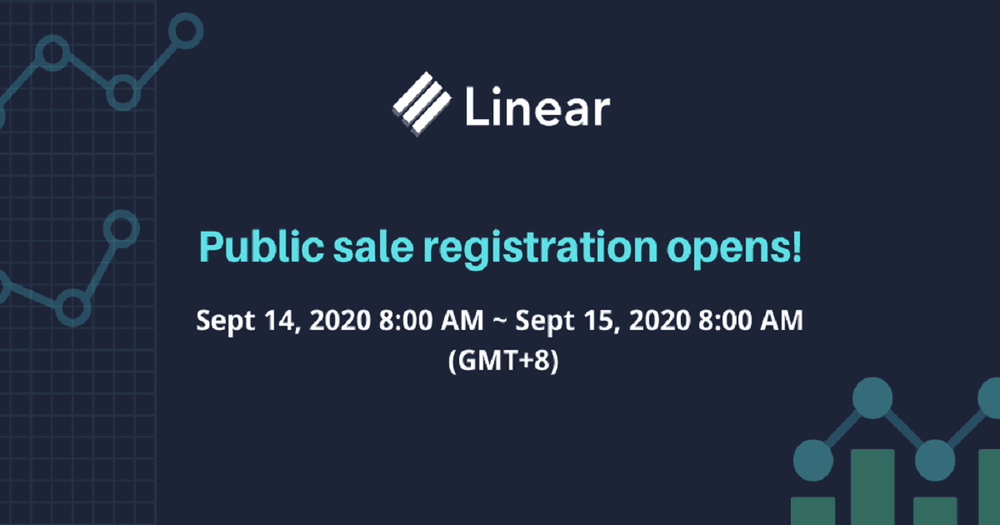 Linear Finance (LINA) เตรียมเปิดลงทะเบียน Public Sale ในวันที่ 14 กันยายน 2020
