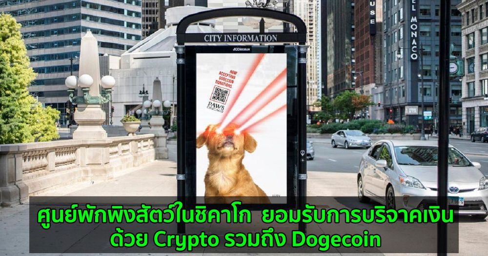ศูนย์พักพิงสัตว์ในชิคาโก  ยอมรับการบริจาคเงินด้วย Crypto รวมถึง Dogecoin