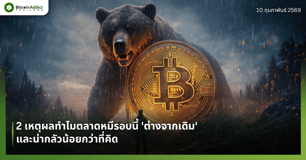 2 เหตุผลทำไมตลาดหมีรอบนี้ 'ต่างจากเดิม' และน่ากลัวน้อยกว่าที่คิด
