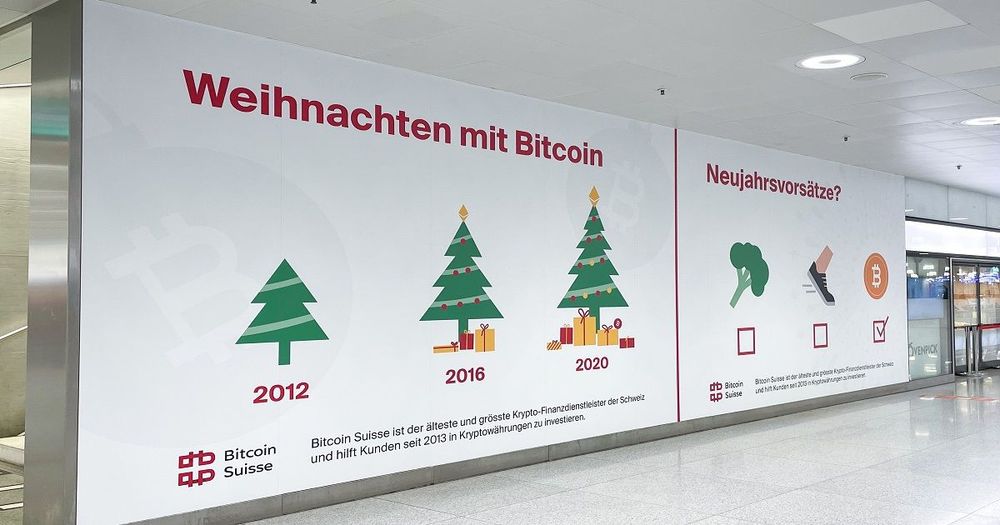 Bitcoin Suisse ของสวิตเซอร์แลนด์ เปิดตัวป้ายโฆษณา Bitcoin ในสถานีรถไฟฟ้าเมืองซูริก