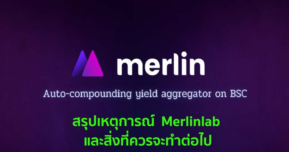 สรุปเหตุการณ์  Merlinlab และสิ่งที่ควรจะทำต่อไป