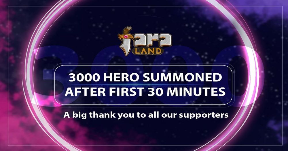 Faraland  ขายฮีโร่ NFT ได้กว่า 3000 ตัว ใน 30 นาทีแรก!!