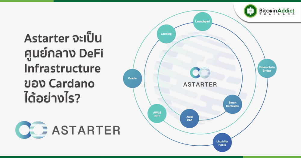 Astarter จะเป็นศูนย์กลางโครงสร้างพื้นฐาน DeFi ของ Cardano ได้อย่างไร?