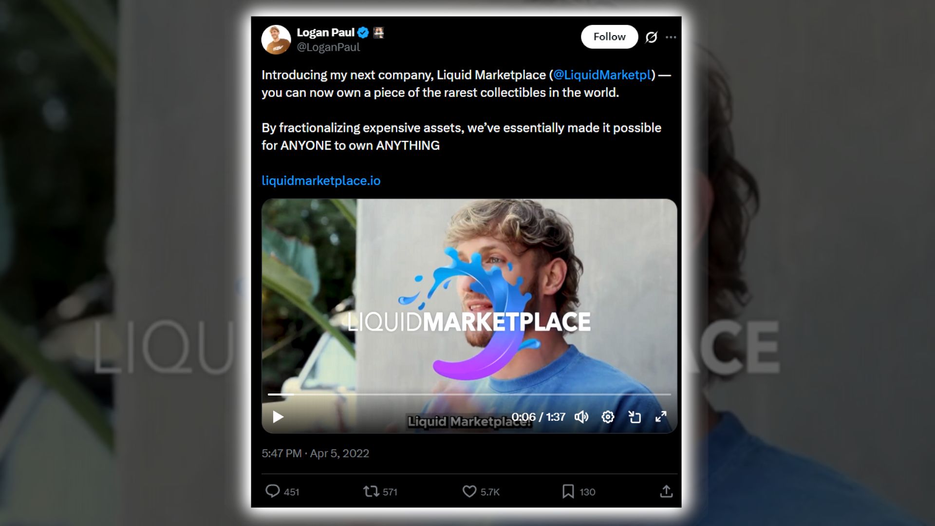 Liquid Marketplace Paul