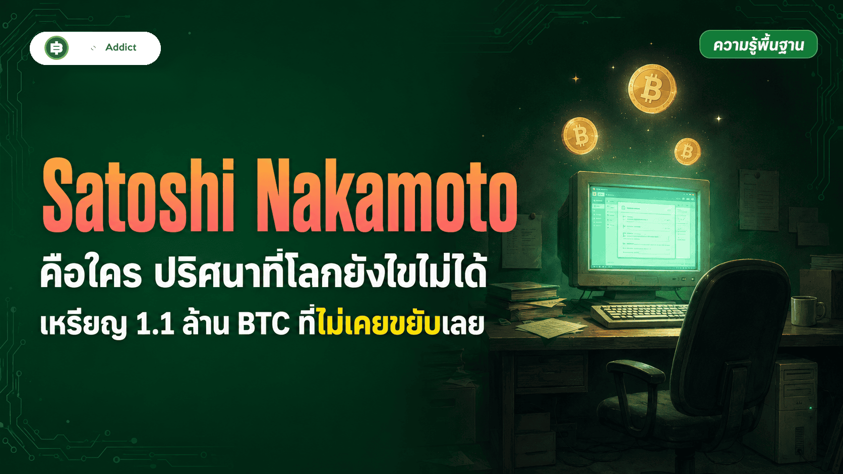 Satoshi Nakamoto คือใคร ปริศนาผู้สร้าง Bitcoin ที่โลกยังไขไม่ได้