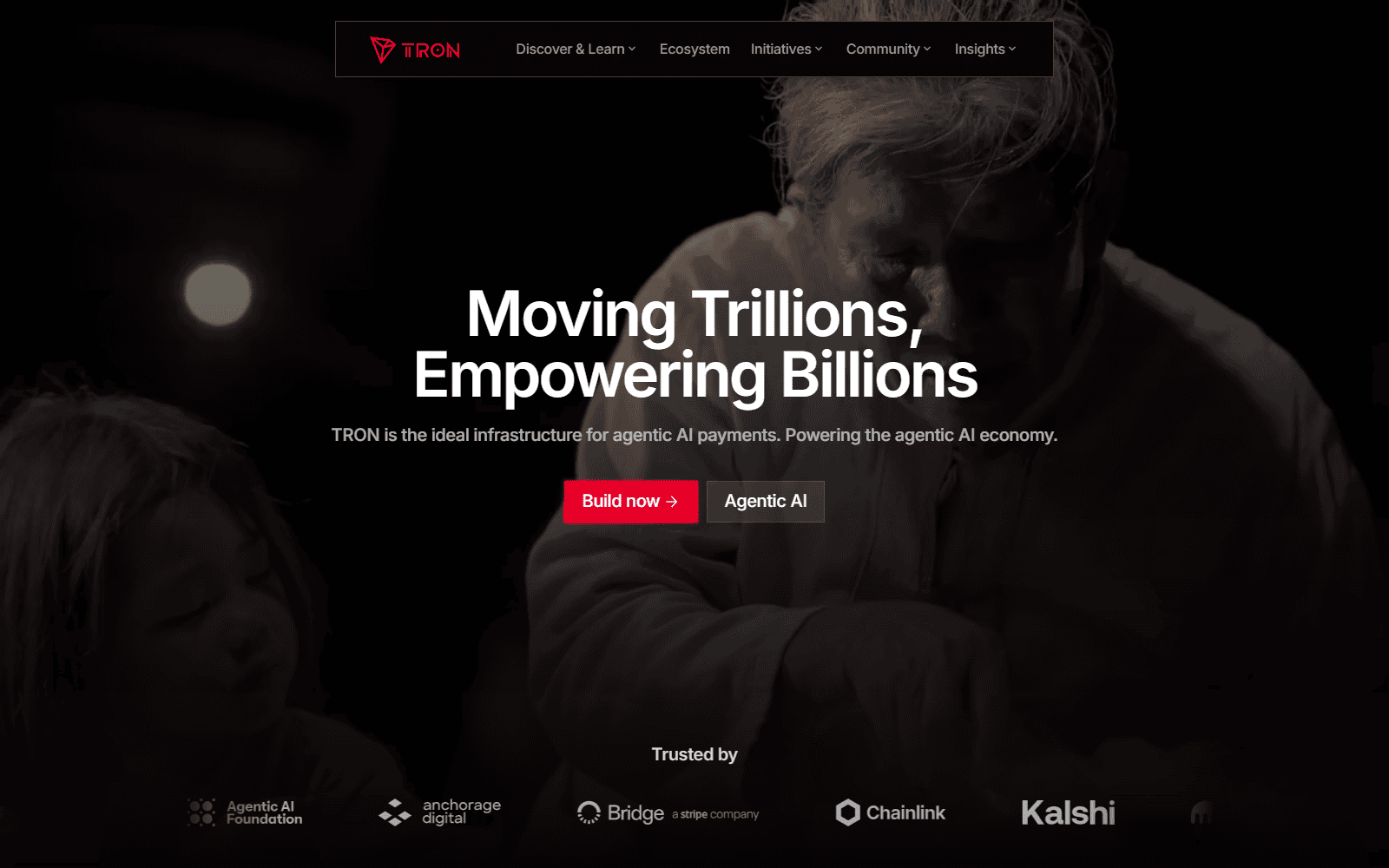 เว็บไซต์ทางการ TRON DAO (trondao.org)