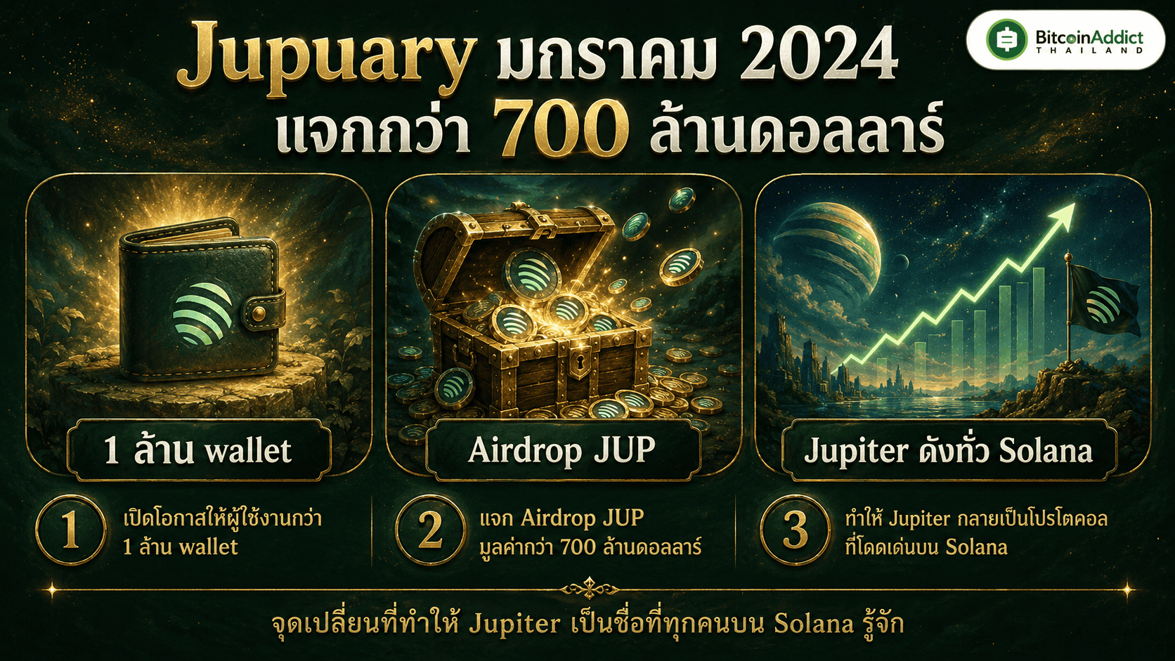 Jupuary Airdrop ของ Jupiter