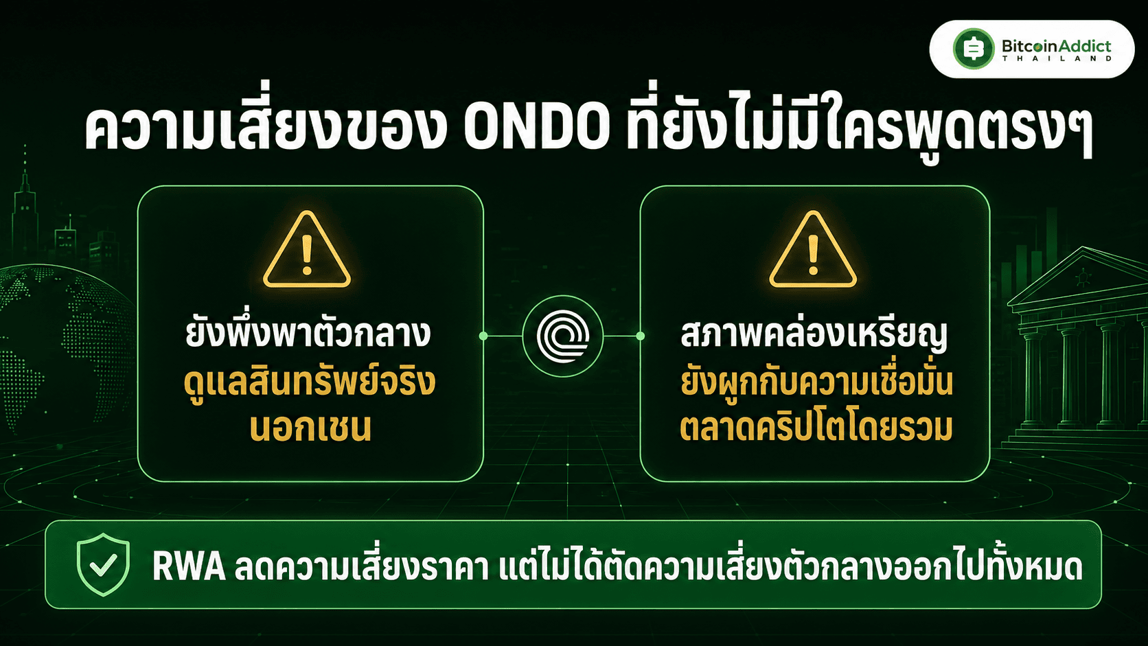 ความเสี่ยงของ Ondo Finance
