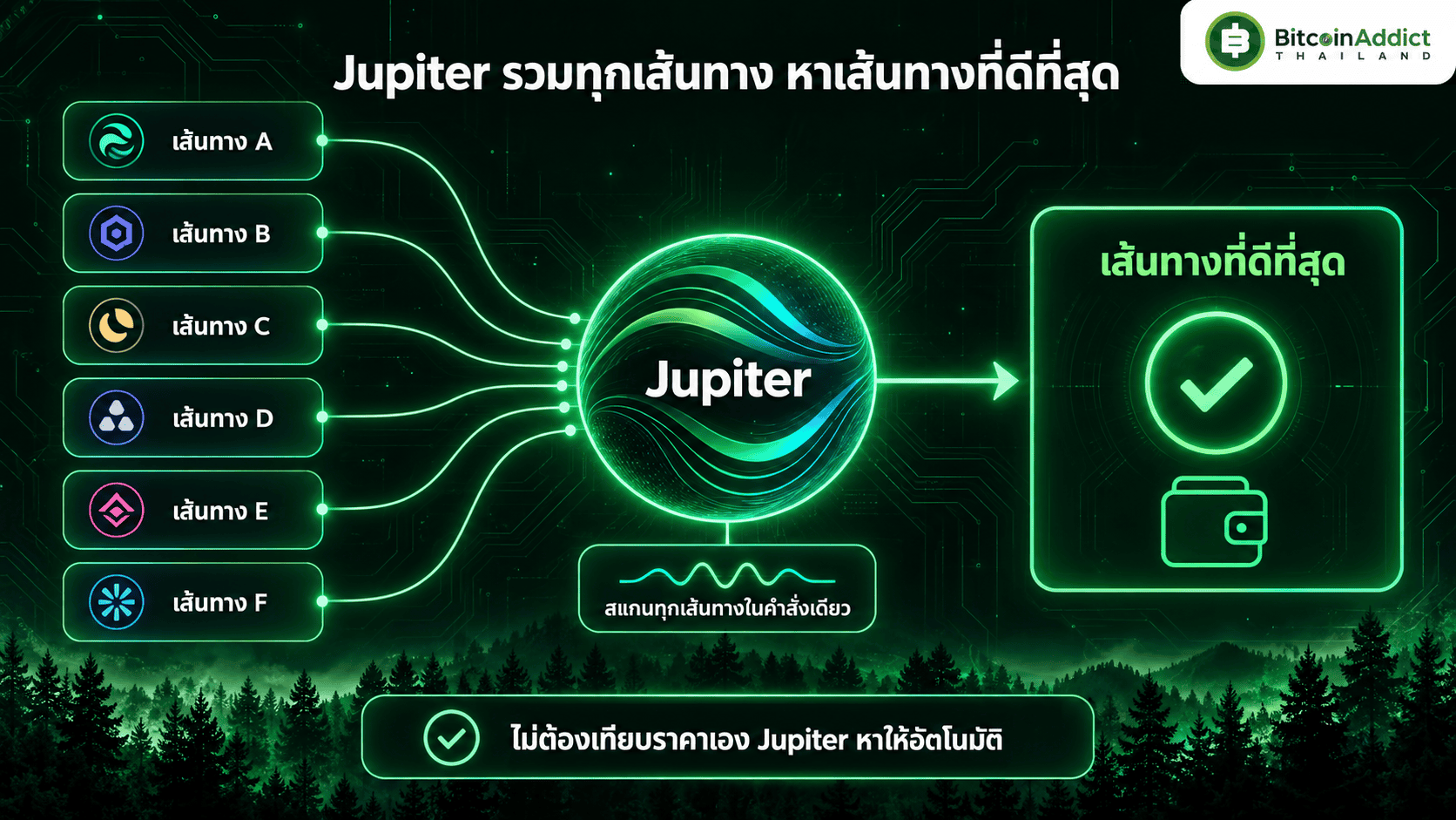 กลไก DEX Aggregator ของ Jupiter