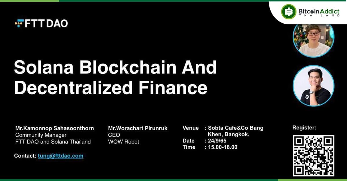 what is solana and defi and its event in thailand